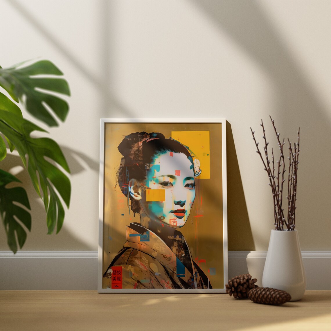 Asiatic Geisha Girl Japanese Lover Art Print - Image 6
