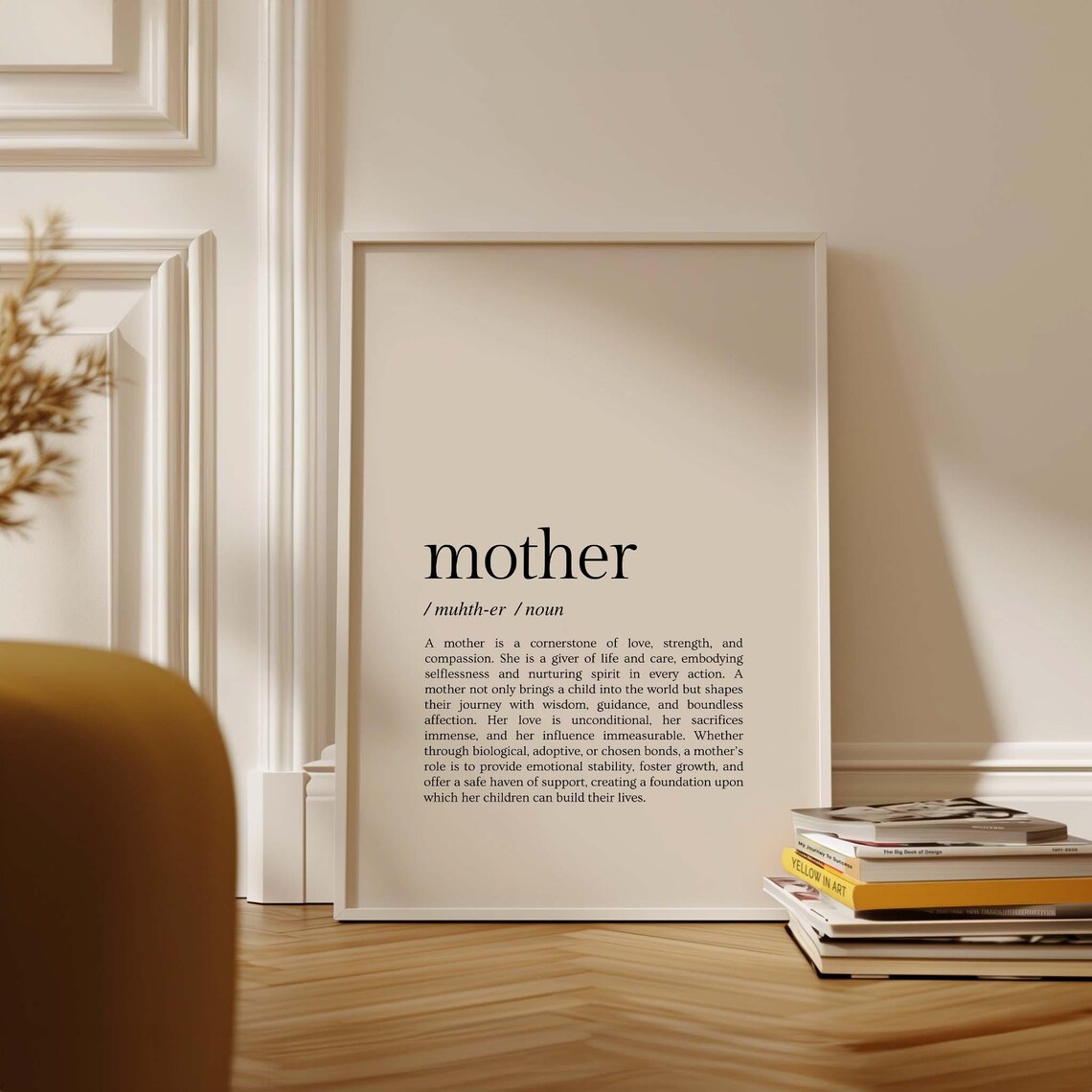 Mother Definition Quote, Mothers Day Gift Poster
