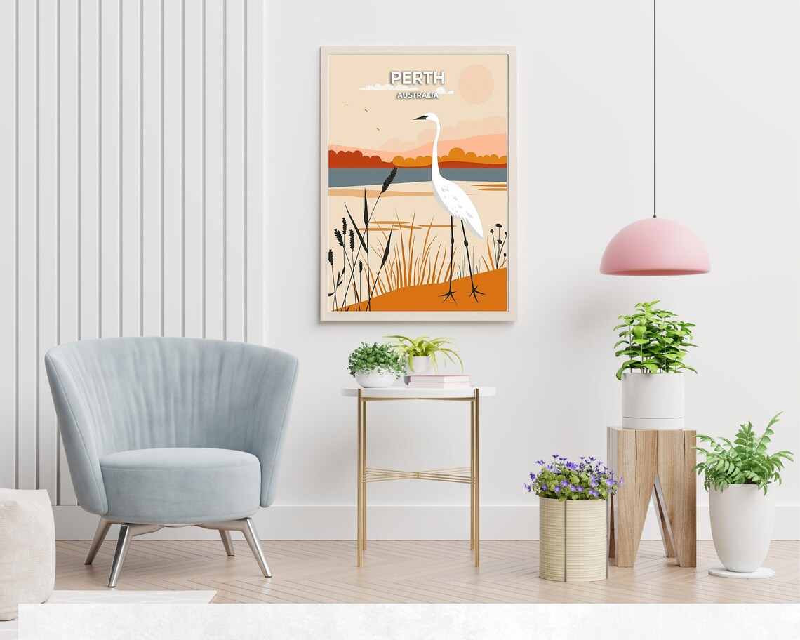 Kings Park And Botanic Garden Travel Print Wall Art Perth Australia City Print Kings Park And Botanic Garden Travel Gift Travel Gift - Image 2