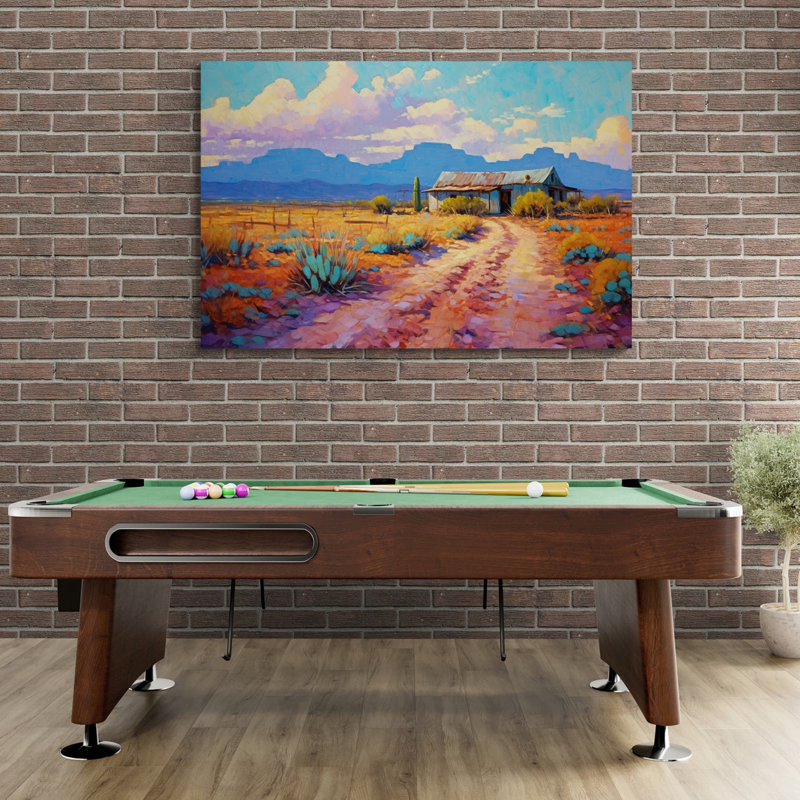 Art Impressionist Print On Nature Landscape Wall Art Rustic Home Decor Or Cottage Living Room Large Wall Art Housewarming - Image 2