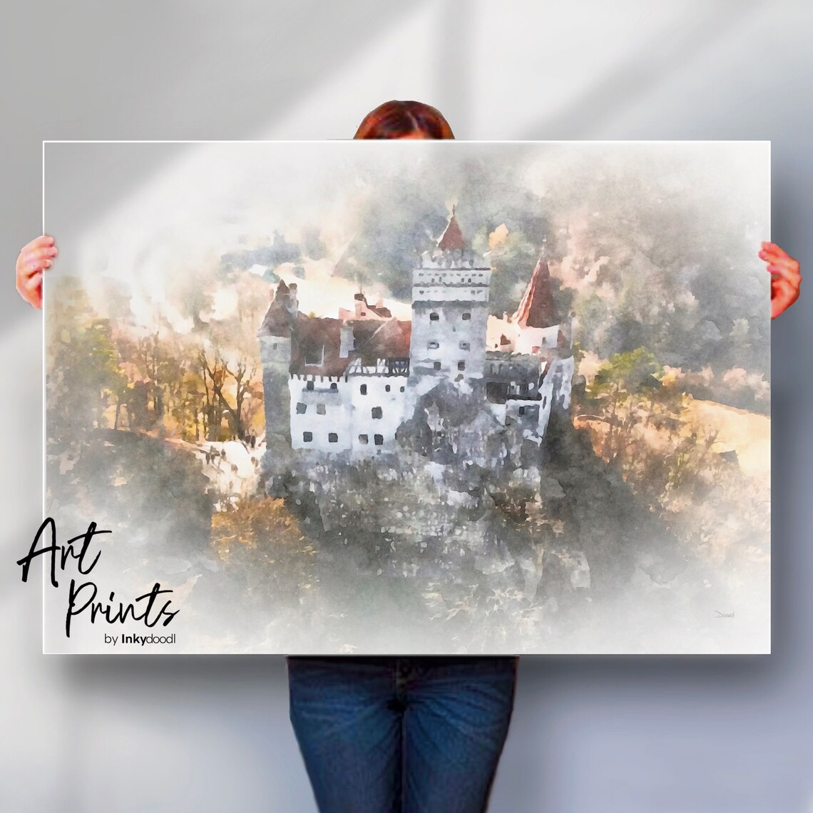 Transylvania Castle Dracula Gothic Poster