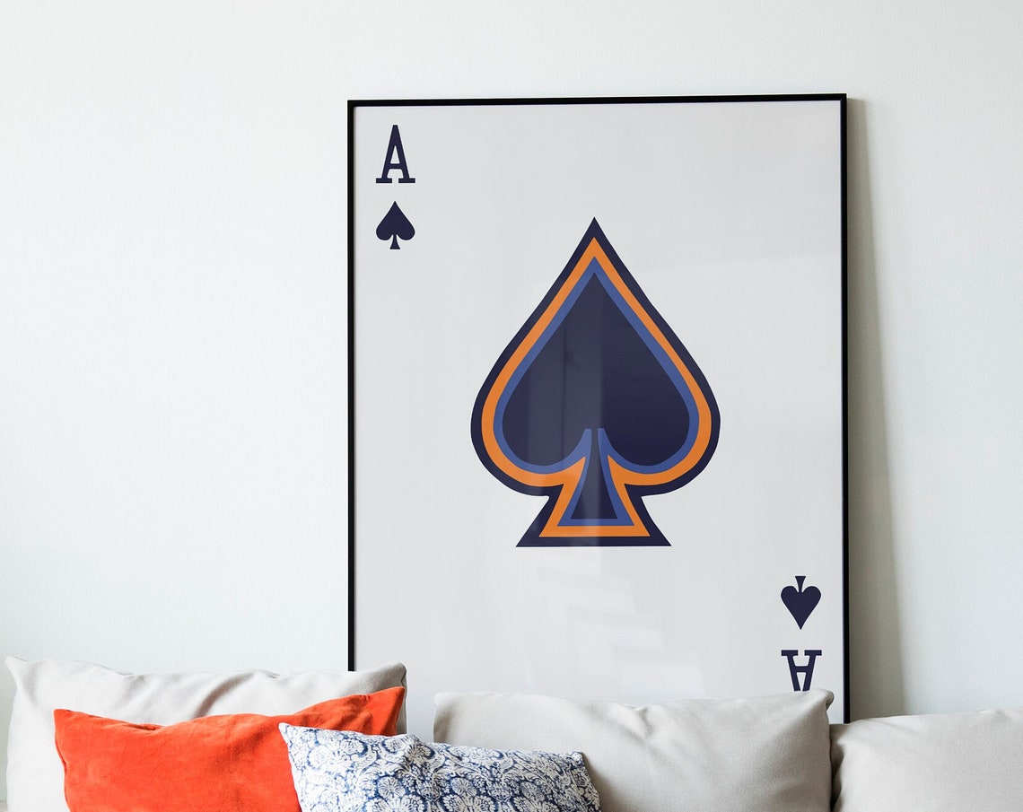 Ace Of Spades, Trendy Gaming Room Art Print - Image 3