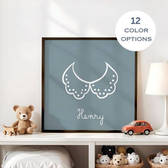 Custom Boy Bedroom Decor French Inspired Toddler Nursery Wall Theme Baby Shower Table Display Welcome New Parent Gift