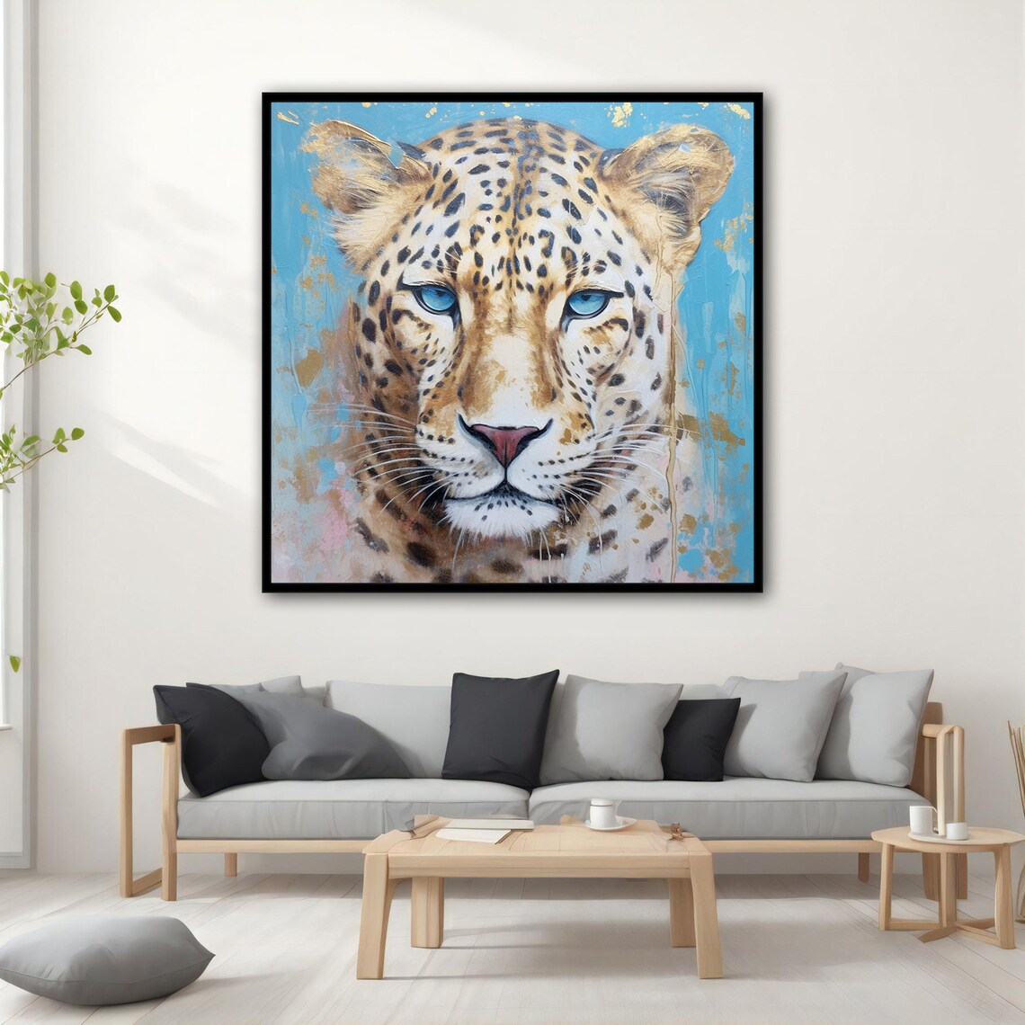 Leopard Print, Colorful Leopard Wall Art - Image 2