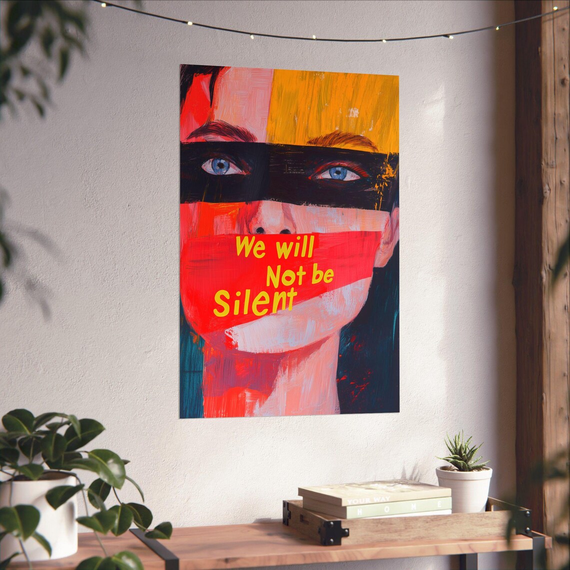 We Will Not Be Silent Poster, Protest Art Print - Image 4