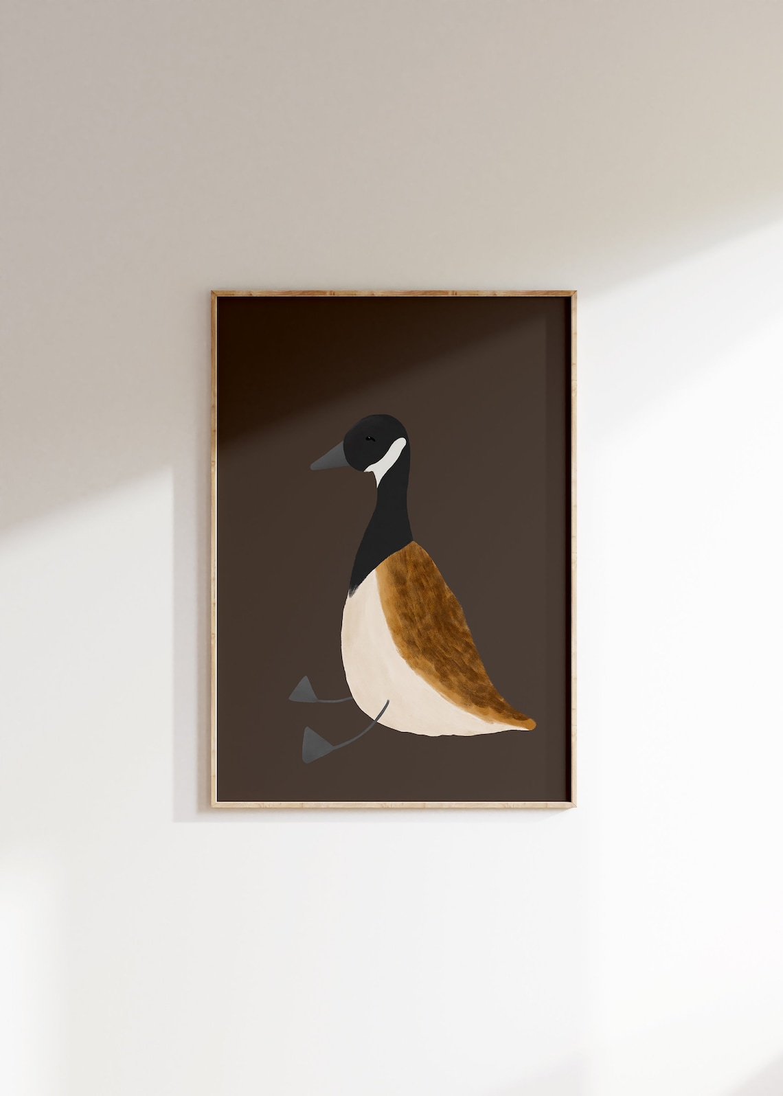 Canada Goose Art Print, Cute Goose Nursery Decor - Image 2