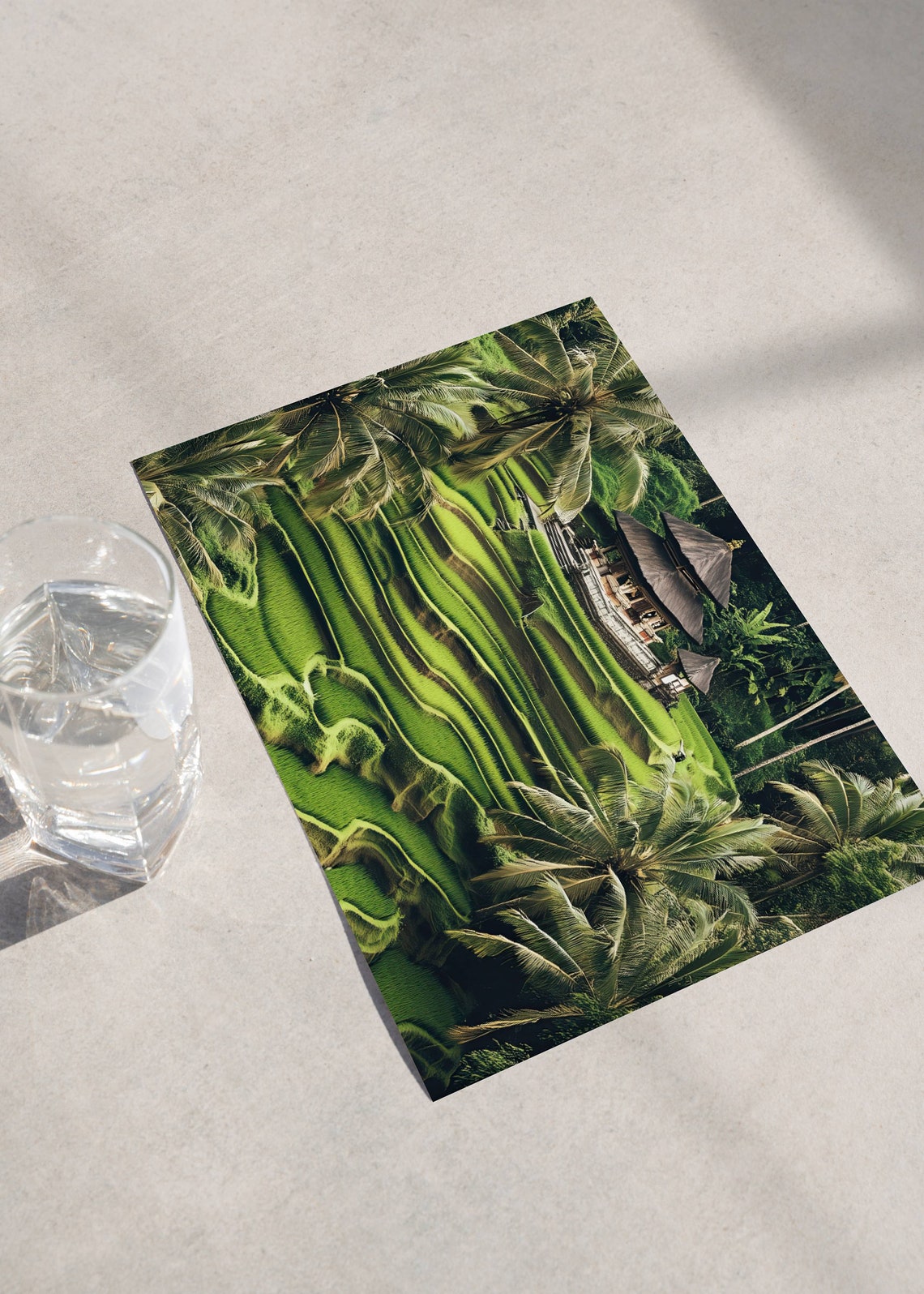 Bali Indonesia Tegalalang Rice Terraces Temple Jungle Poster - Image 5