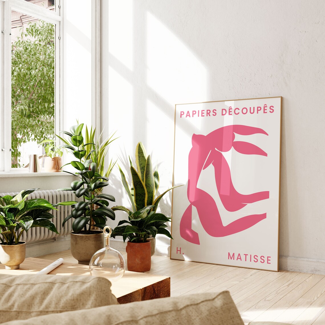 Henri Matisse Papiers Decoupes Pink Dancing Figure Cut Out Poster - Image 5