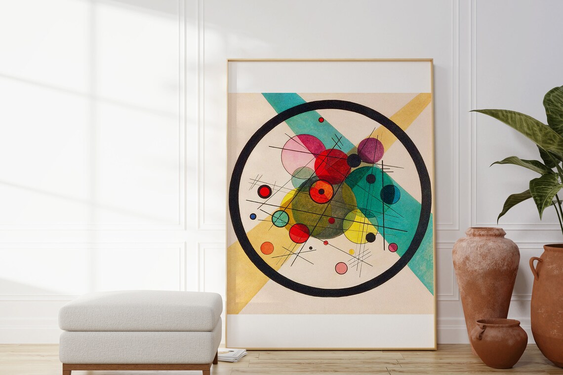 Kandinsky Circle In A Circle, Abstract Art Poster - Image 4