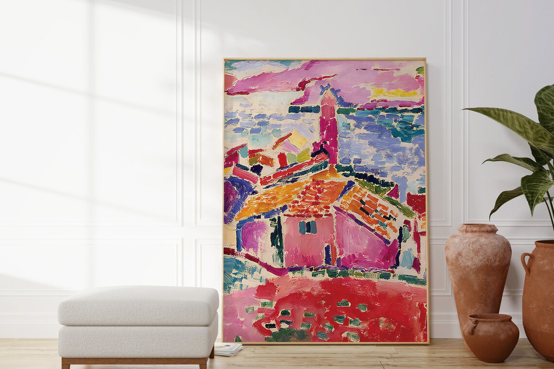 Henri Matisse View of Collioure Modern Art Print - Image 3