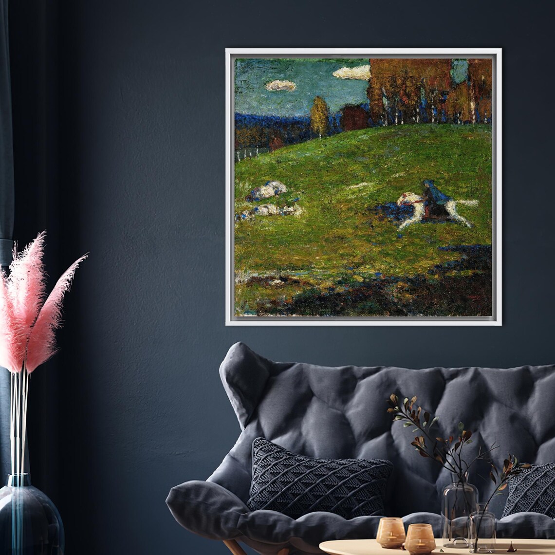 Kandinsky The Blue Rider Art Print, Expressionist