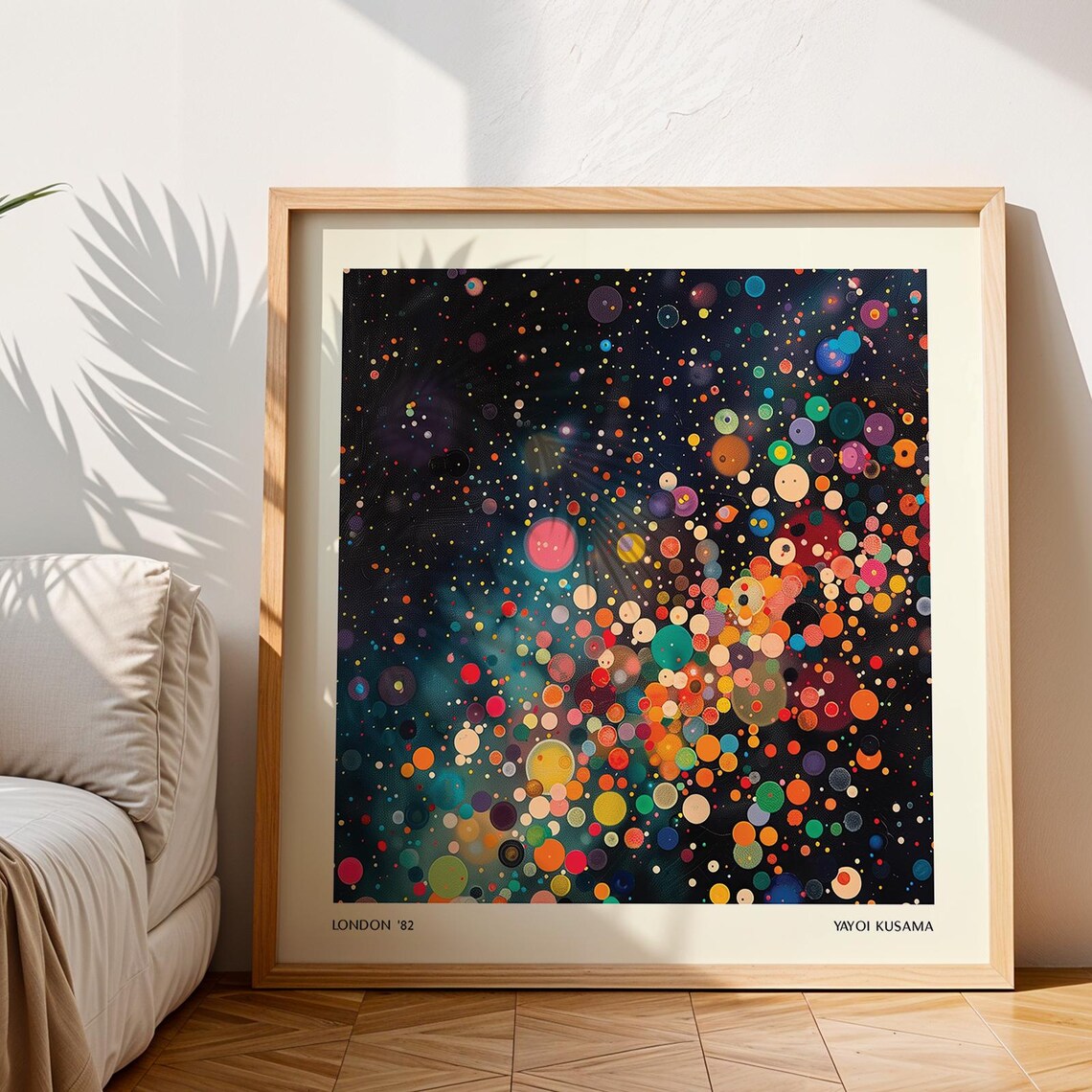Cosmic Dots, Space Inspired Abstract Artwork - Image 3