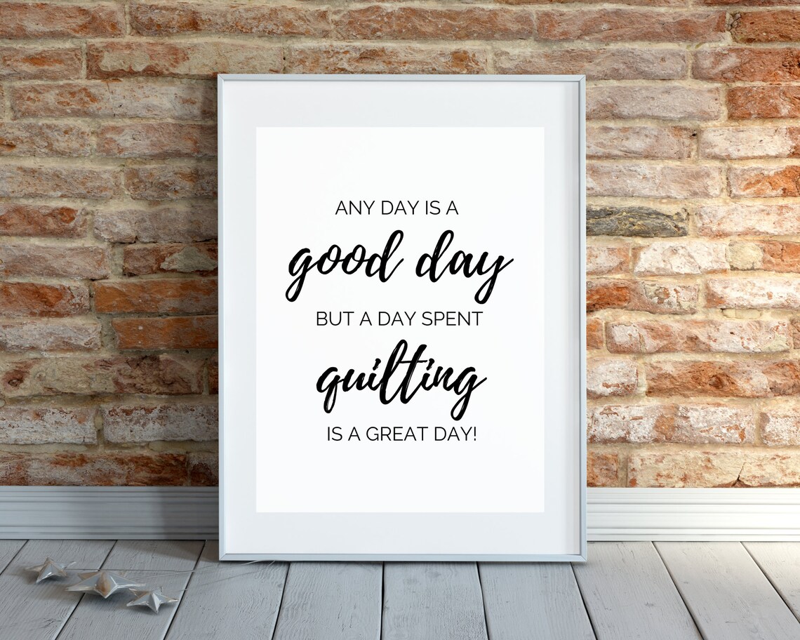 Quilt Makers Mother's Day Sewing Room Quote Art Print - Image 3