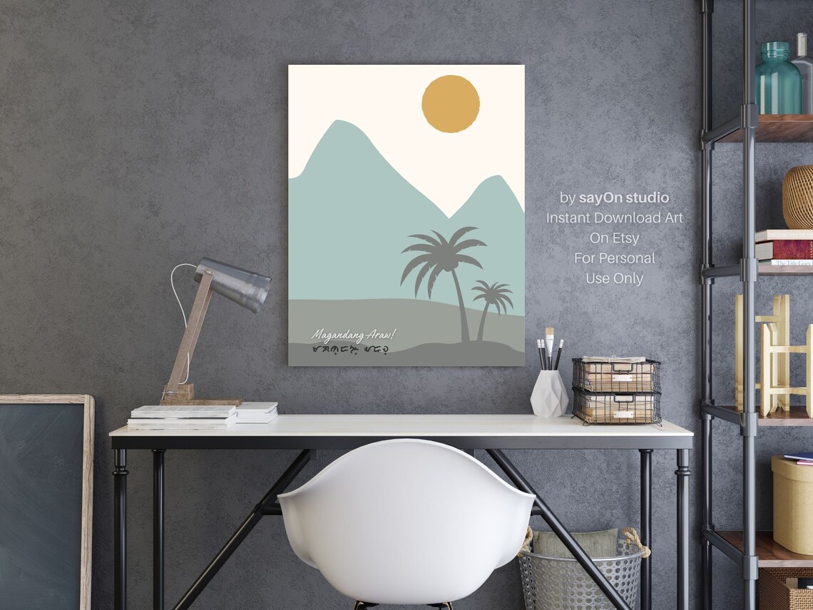 Magandang Araw Tropical Paradise Travel Poster - Image 3