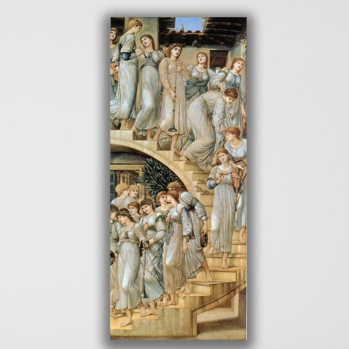 Edward Burne Jones The Golden Stairs Muses Pre Raphaelite Classic Poster