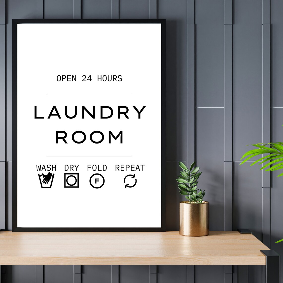 Utility Room Laundry Room Decor Art Print