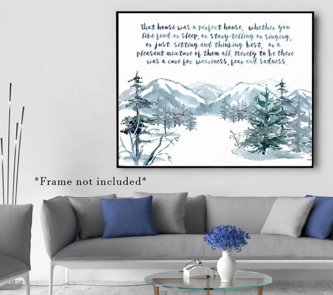 That House Was A Perfect House Inspiration Quote Housewarming Gift Birthday Gift - Image 3