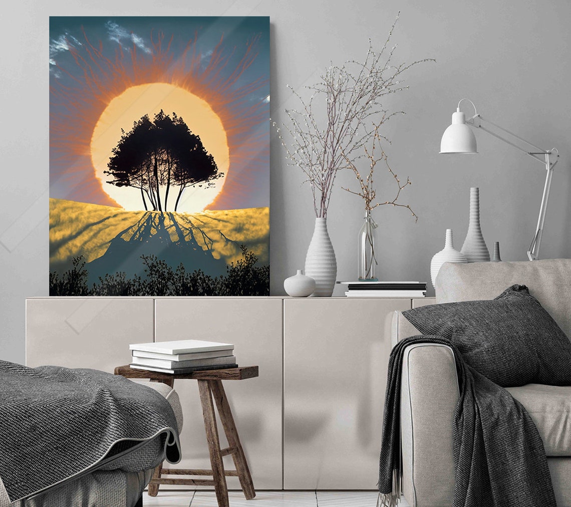 Dele Olanubi Soul Dance Sunset Tree Silhouette Inspirational Poster - Image 2