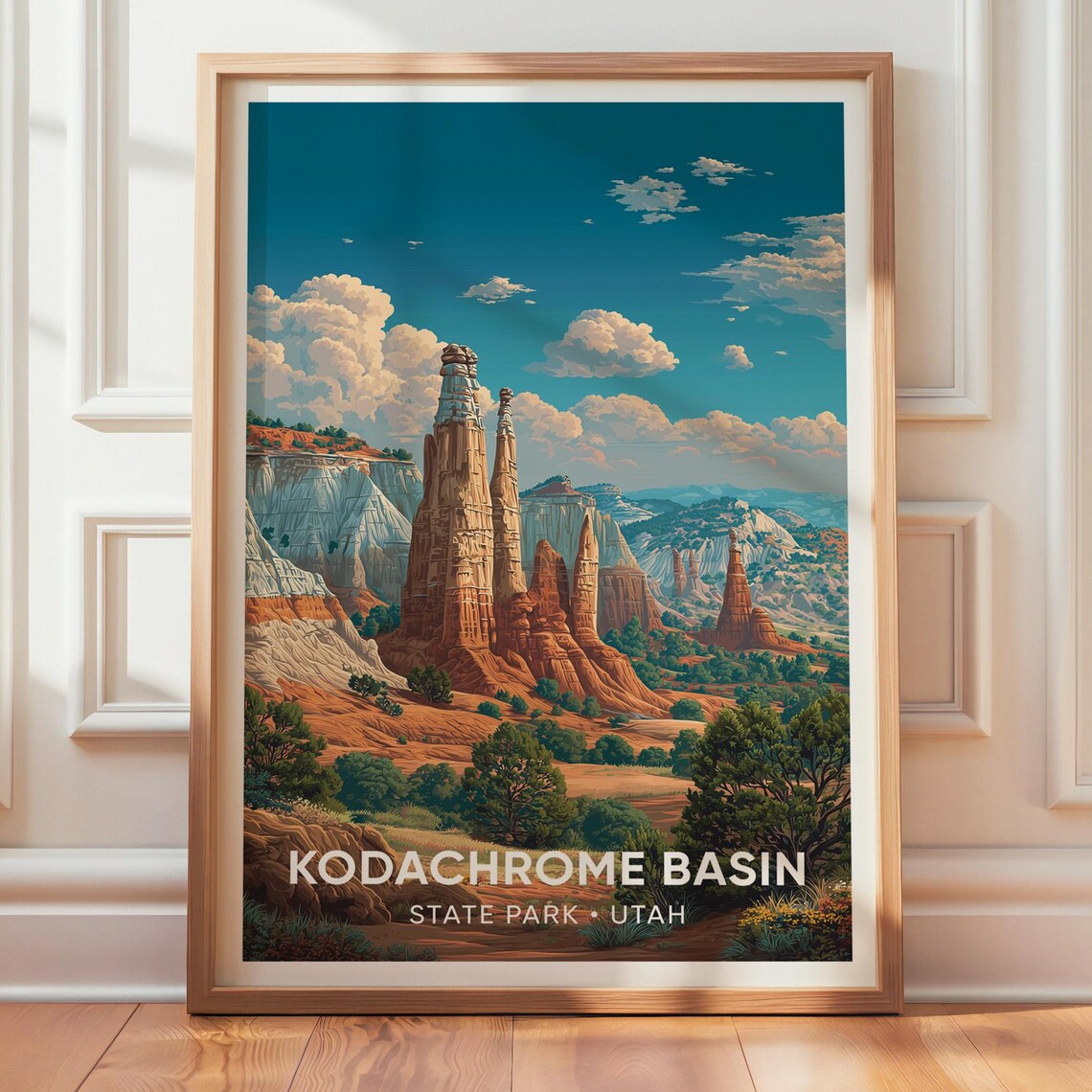 Kodachrome Basin State Park Vintage Travel Poster