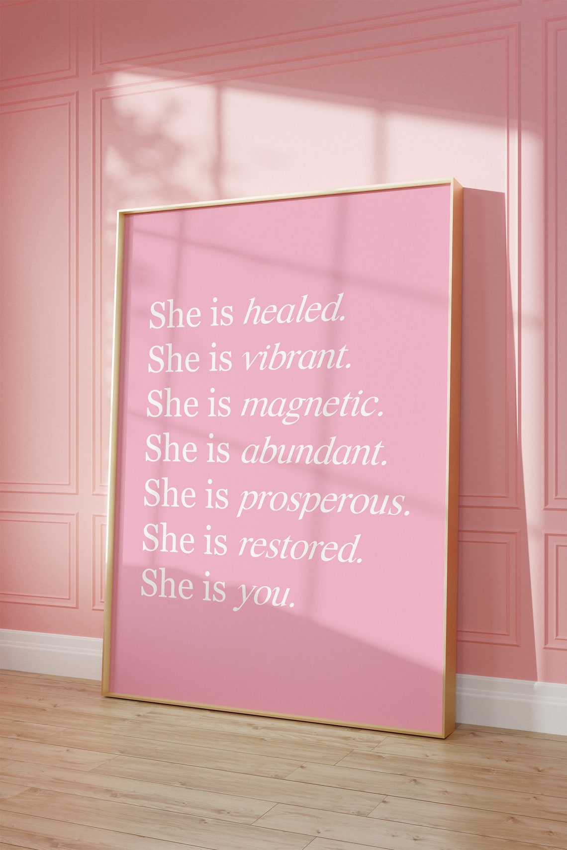 That Girl Pink Wall Art Trendy That Girl Wall Art It Girl Aesthetic Prints Girly Room Decor Pink That Girl Print Hot Girl Habits Wall Print