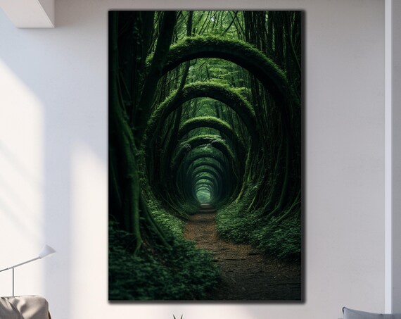Tempered Glass Wall Art Wall Decor Home Decor Glass Printing Extra Large Wall Art Wall Hangings Tree Nature Wall Art Forest Glass Wall Art
