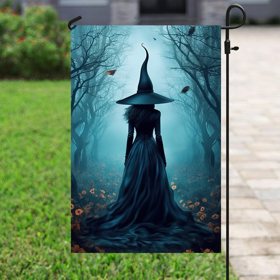 Witch Lovers House Flag, Halloween Gift - Image 3