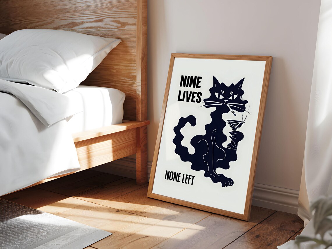 Nine Lives Cat, Unique Design For Pet Lovers - Image 8