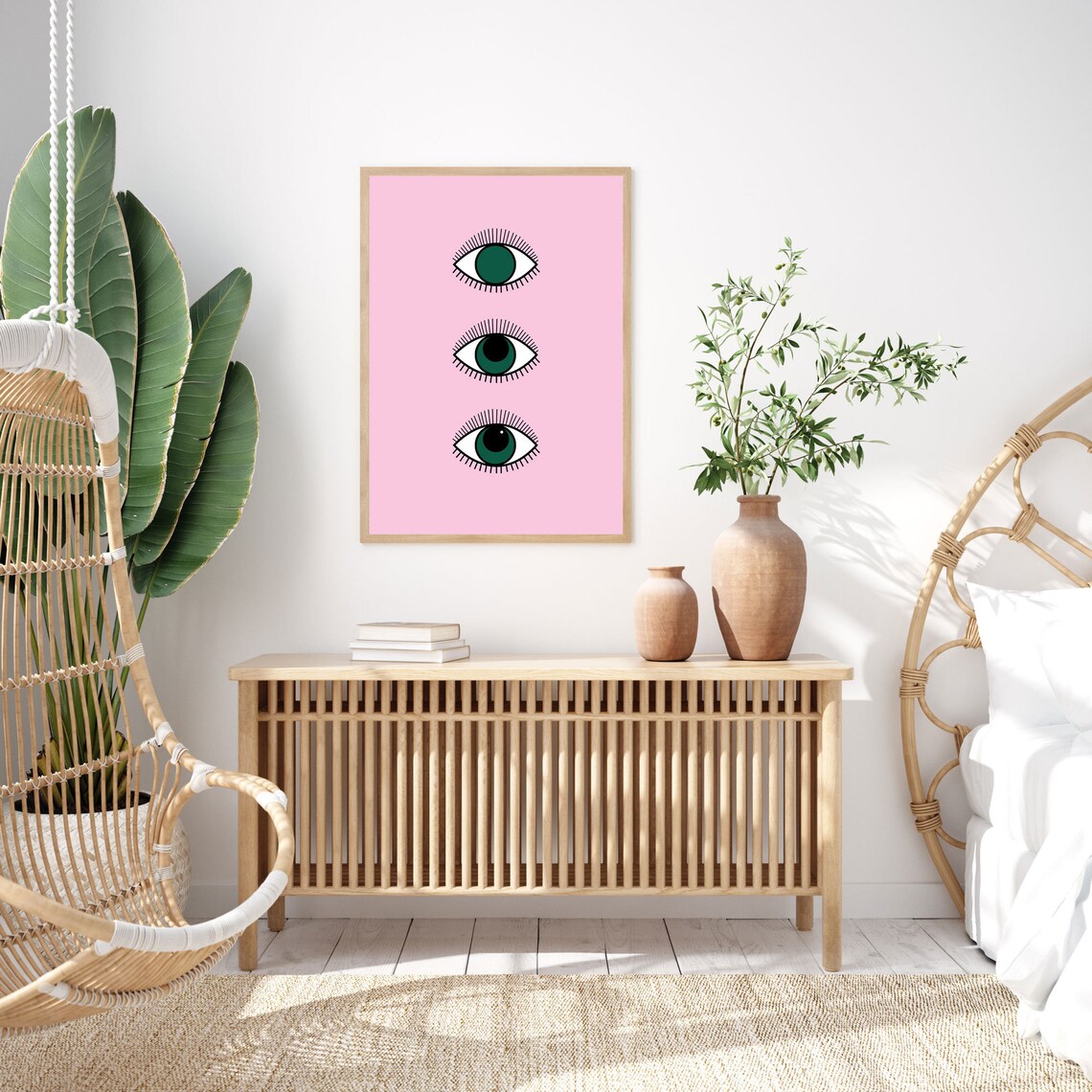 Magical Eye Boho Wall Art Print, Beauty Decor - Image 2