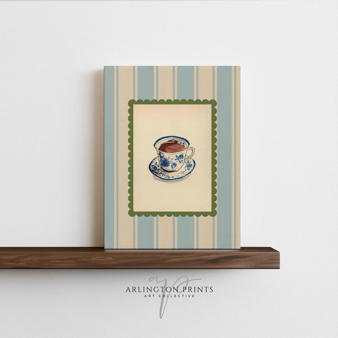 Grandmas Coffee Cup Vintage Art, Kitchen Decor