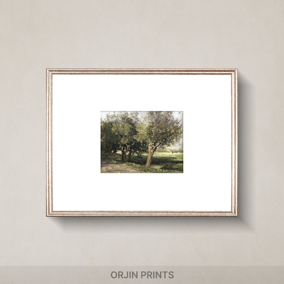 Tranquil Willow Trees, Peaceful Lake Nature Art