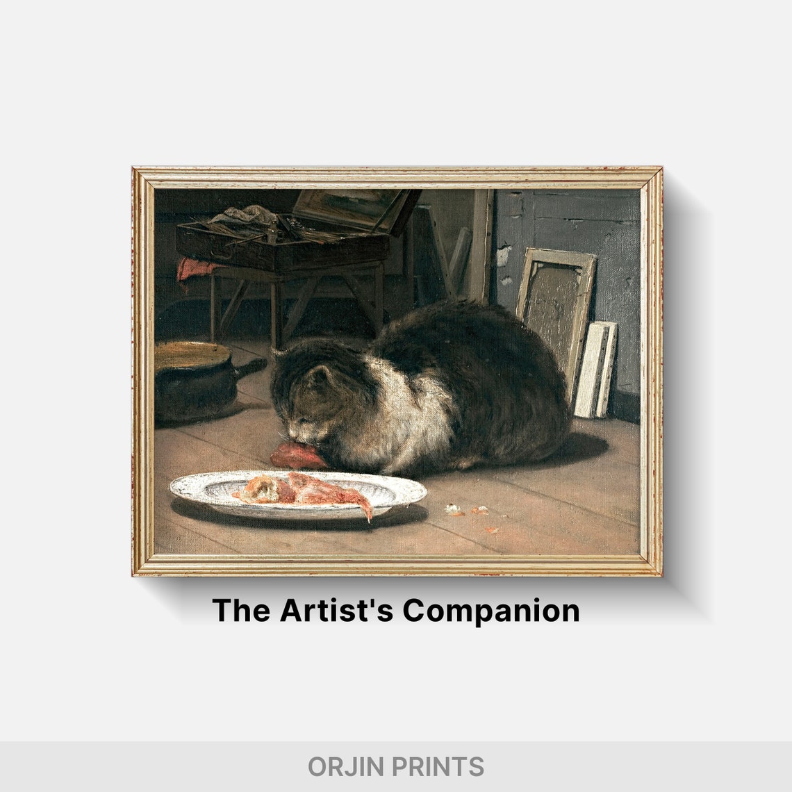 Creative Cat Art, Artist Studio Decor - Image 2