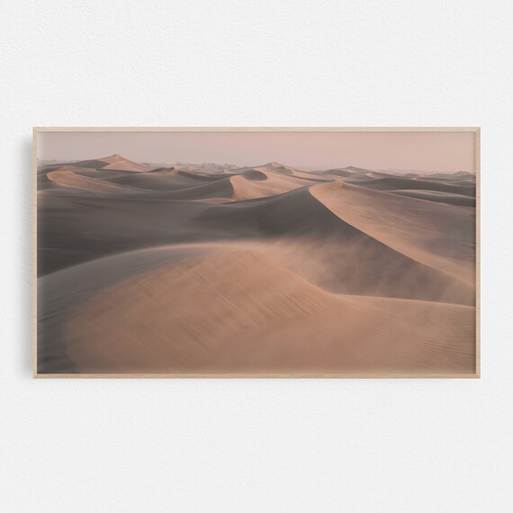 Death Valley Sand Dunes Frame Tv Art Neutral Desert Print Minimalist Wall Art For Frame Tv Brown Earthy Tones Art For Frame Tv Landscape