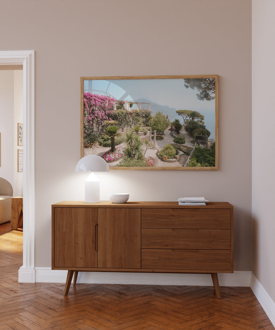 Villa Rufolo Gardens Ravello Amalfi Coast Italy Travel Poster - Image 2