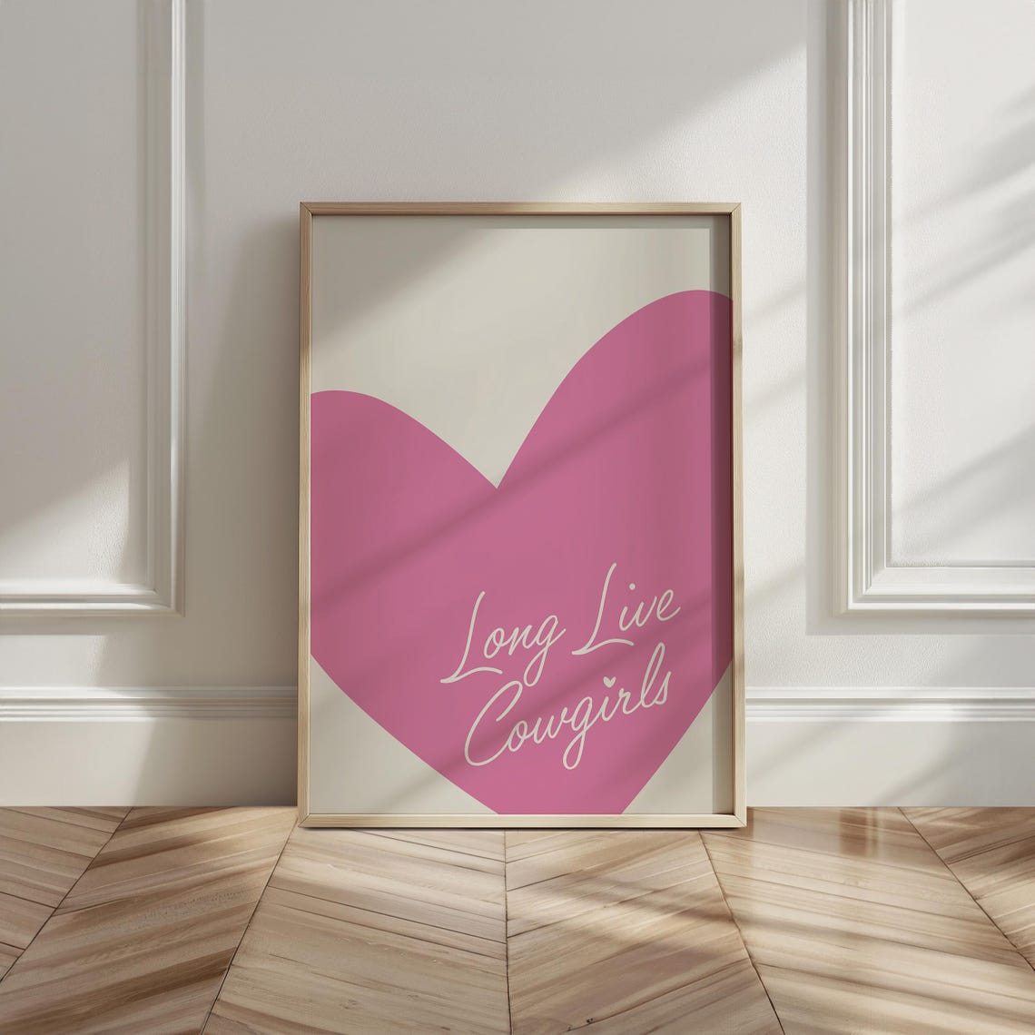 Pink Long Live Cowgirls Poster Trendy Wall Art Retro Coastal Cowgirl Art For Dorm Room Girly Wild West Print Pink Western Art - Image 6