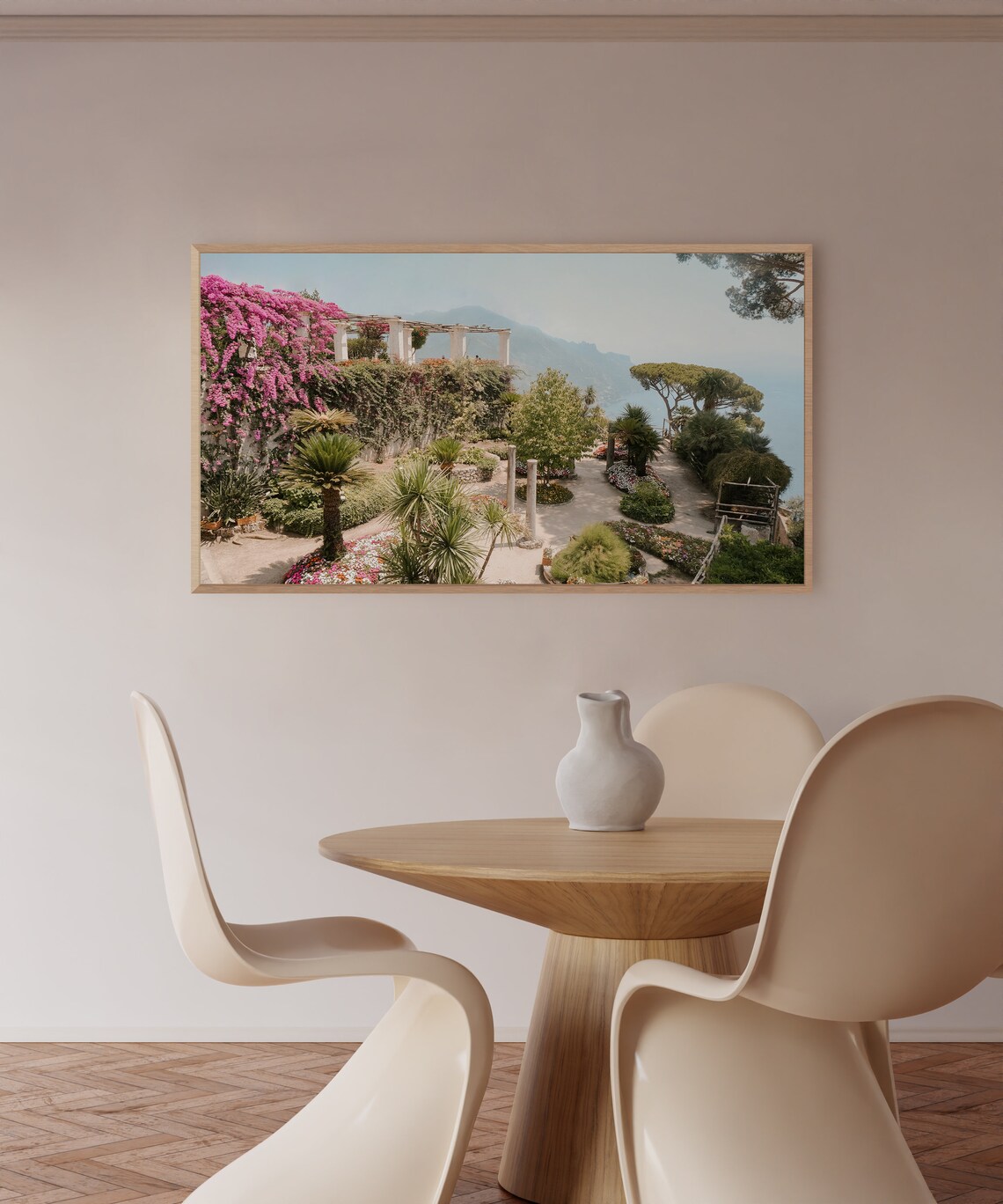 Ravello Italy Garden Bougainvillea Pergola Amalfi Coast Photo Poster - Image 2