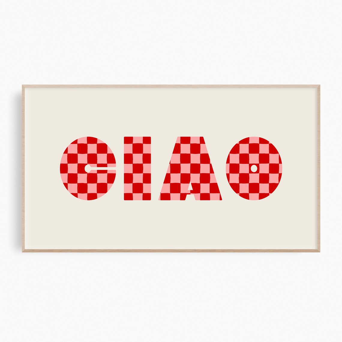 Ciao Retro Italian Tomato Girl Quote Art Print
