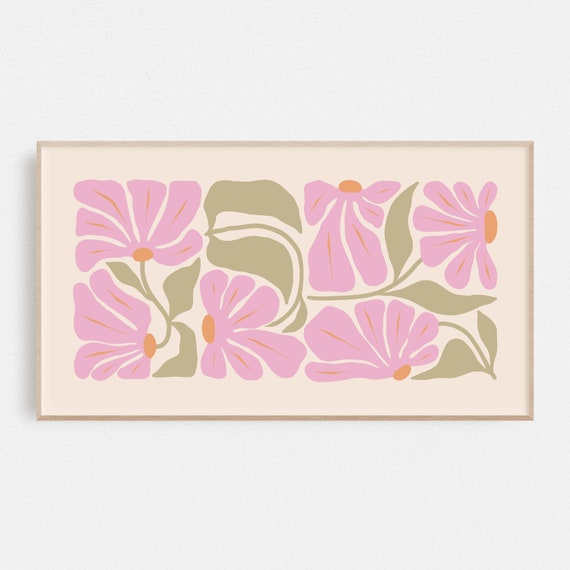 Danish Flower Market Art Print, Pastel Floral