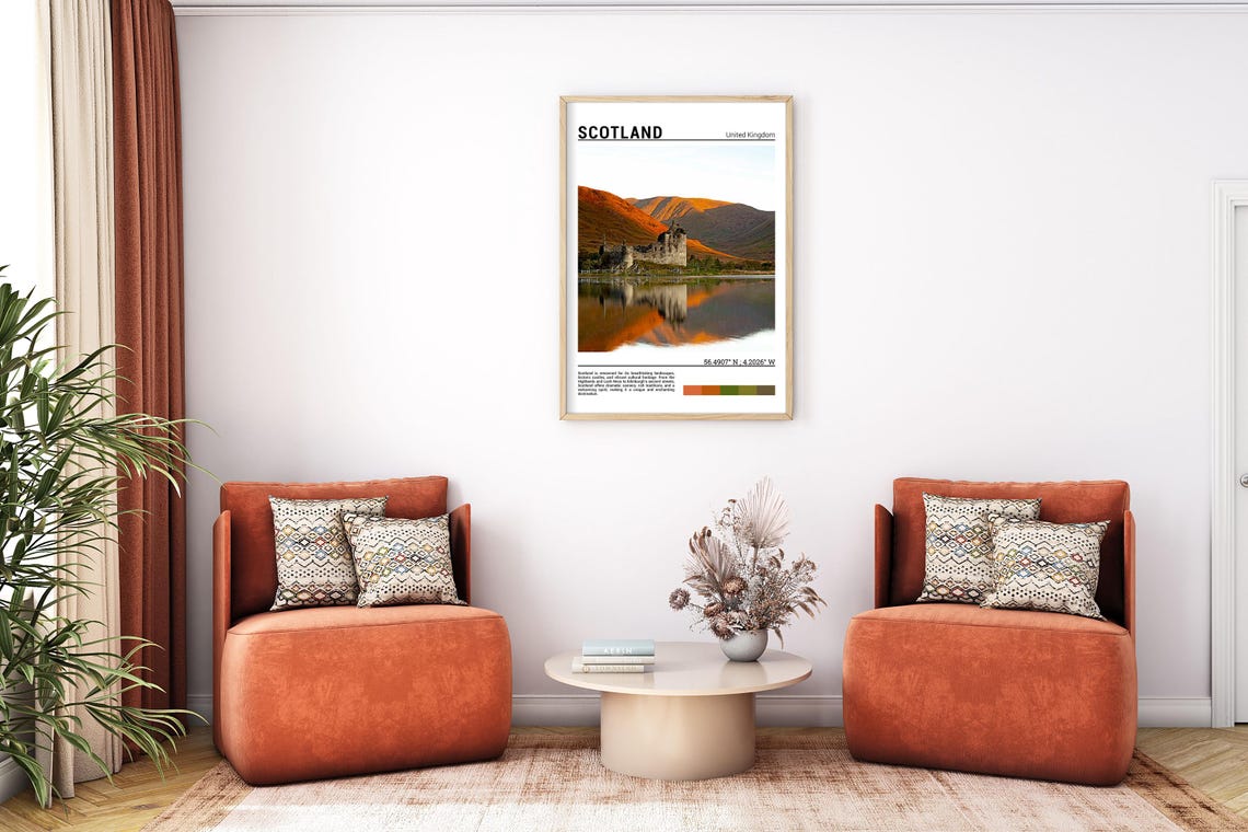 Scotland Print Scotland Poster Scotland Wall Art Scotland Travel Scotland Art Print Scotland Photo United Kingdom Artwork - Image 7