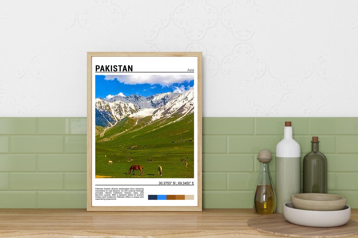 Pakistan Wall Art Pakistan Poster Print Pakistan Photography Pakistan Photo Pakistan Travel Gift Pakistanasia - Image 3