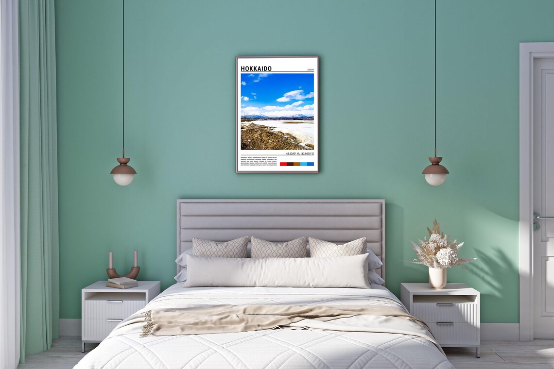 Hokkaido Japan Snowy Winter Field Mount Yotei Mountain View Poster - Image 5