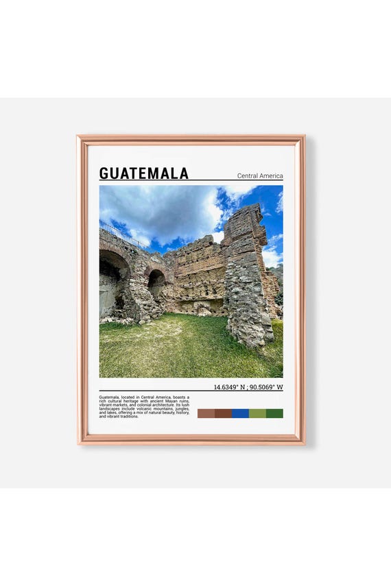Guatemala Print Guatemala Poster Guatemala Wall Art Guatemala Travel Guatemala Art Print Guatemala Photo