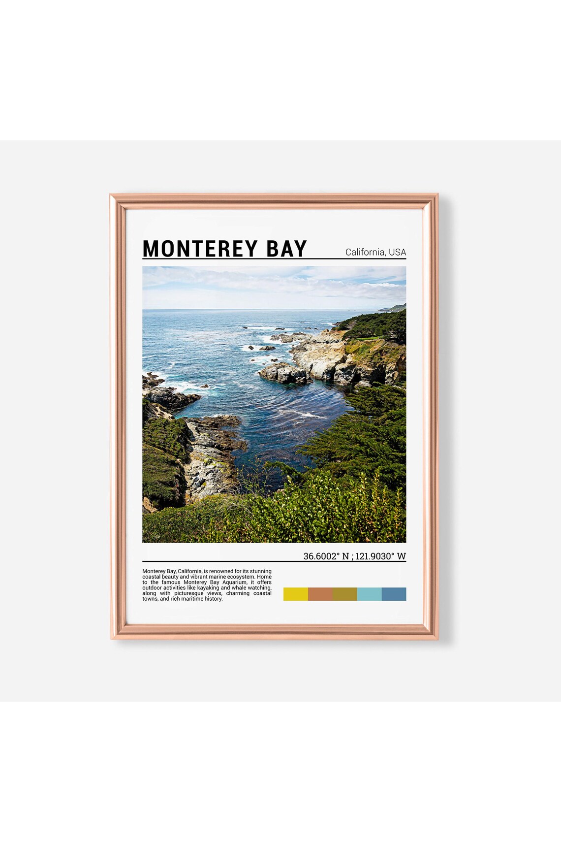 Monterey Bay Print Monterey Bay Poster Monterey Bay Wall Art Monterey Bay Travel Monterey Bay Art Print Monterey Bay Photo