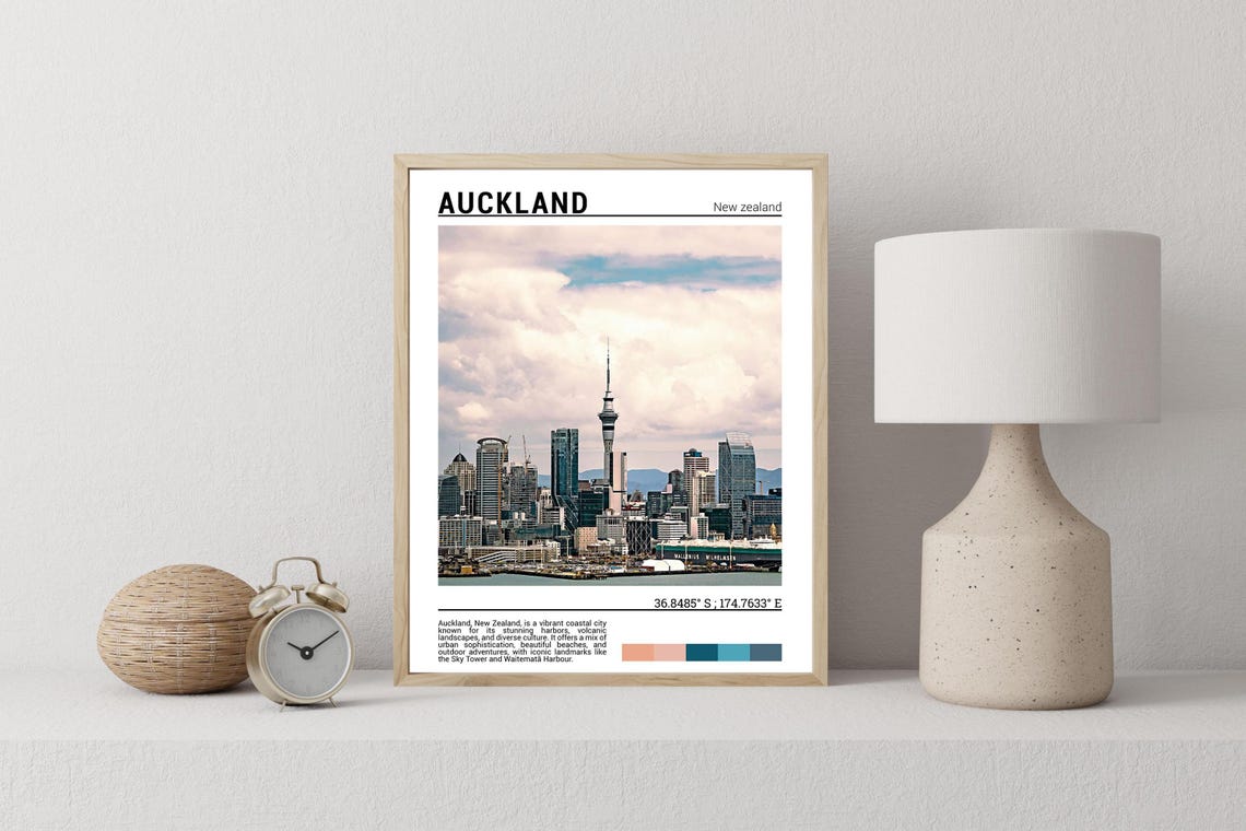 New Zealand Poster New Zealand Wall Art New Zealand Artwork New Zealand Photo New Zealand Travel Gift - Image 2