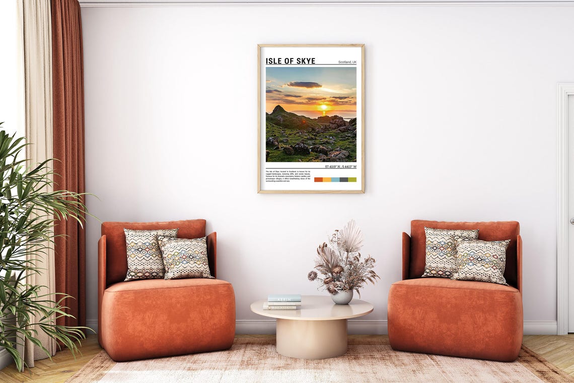 Isle Of Skye Print Isle Of Skye Poster Isle Of Skye Wall Art Isle Of Skye Travel Isle Of Skye Artwork Scotland England - Image 7