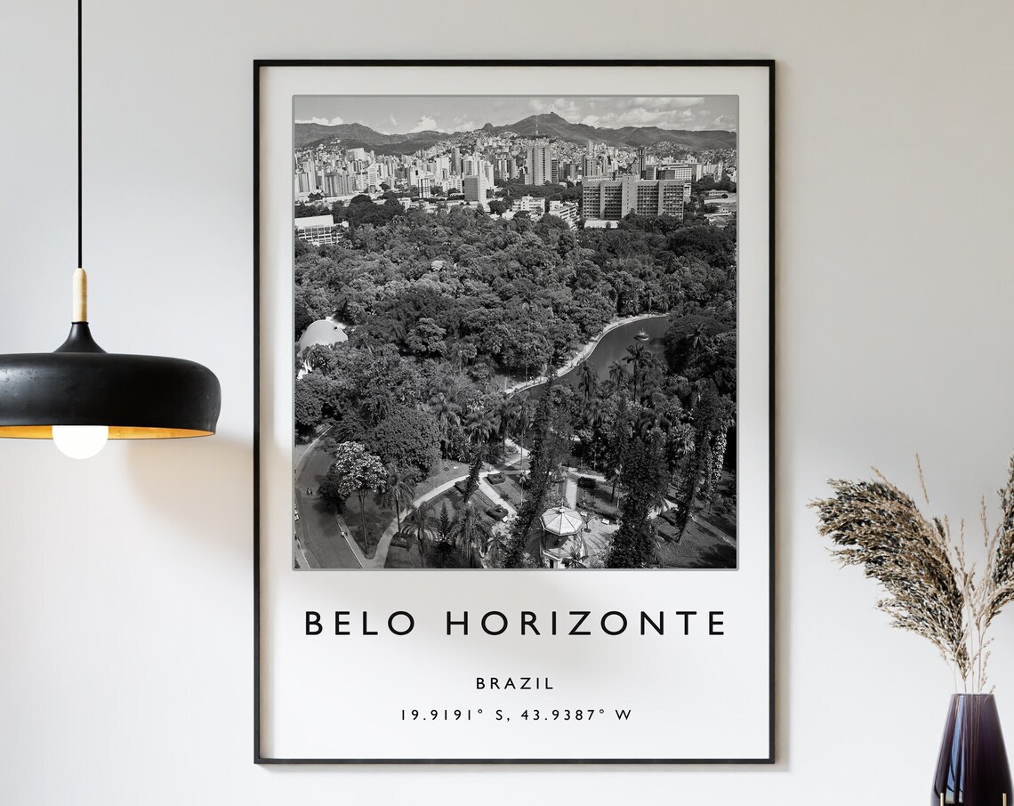 Belo Horizonte Brazil Travel Poster, South America
