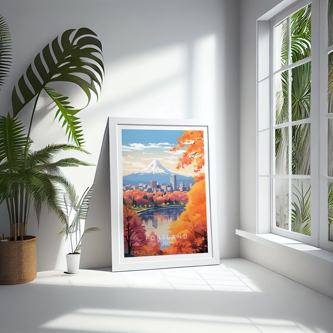 Portland Travel Poster, Oregon Home Decor - Image 4