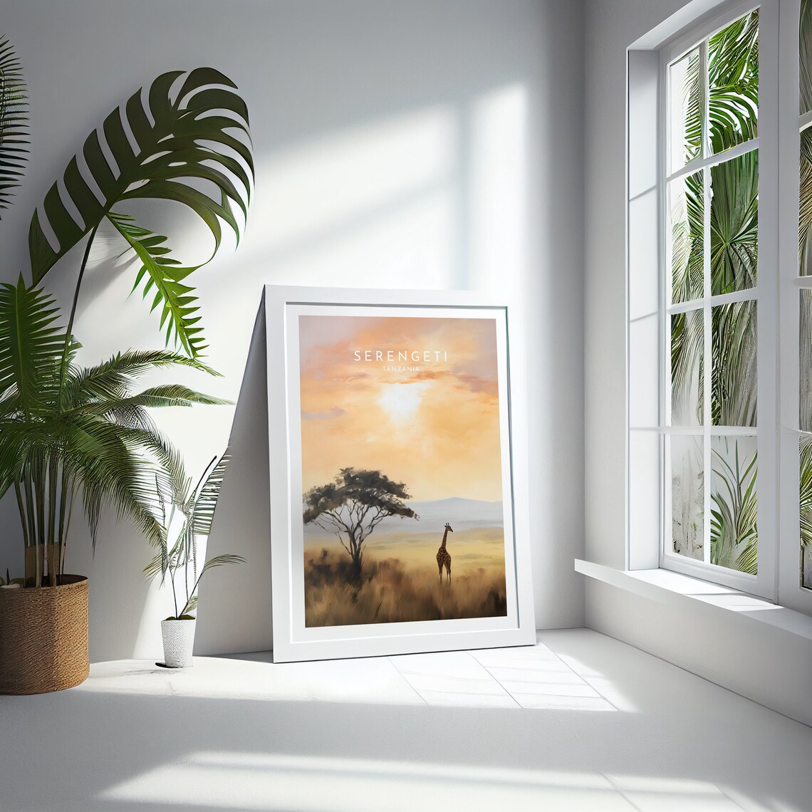 Serengeti Travel Poster, Tanzania Home Decor - Image 4