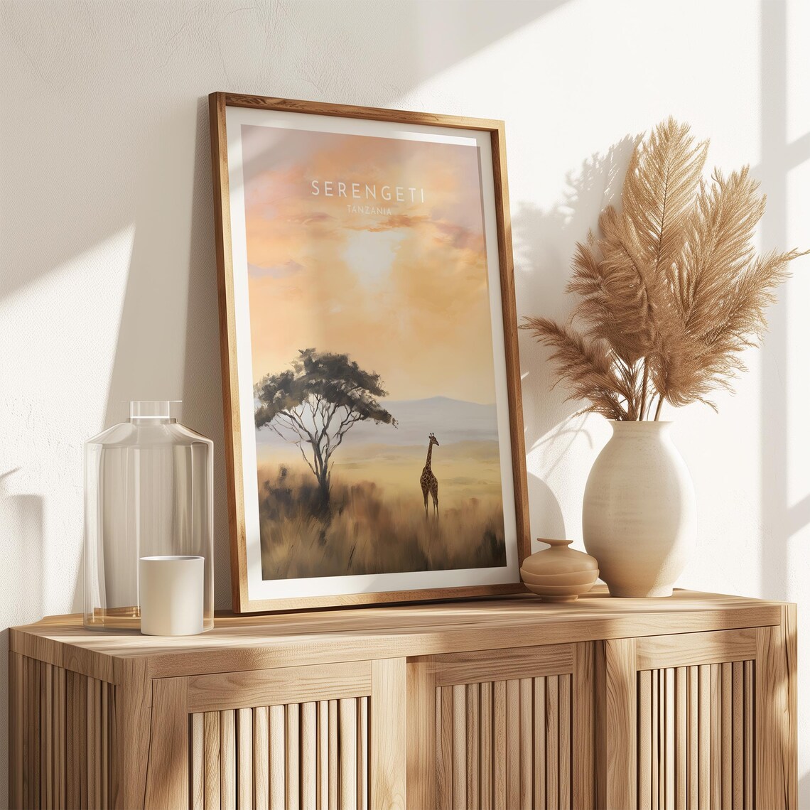 Serengeti Travel Poster, Tanzania Home Decor - Image 2