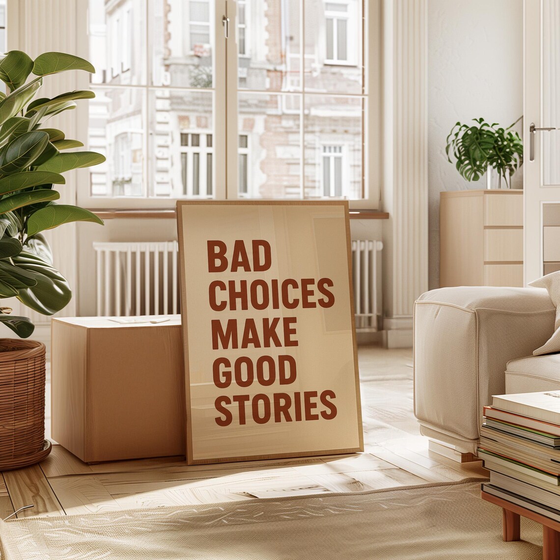 Bad Choices Make Good Stories, Retro Typography - Image 4