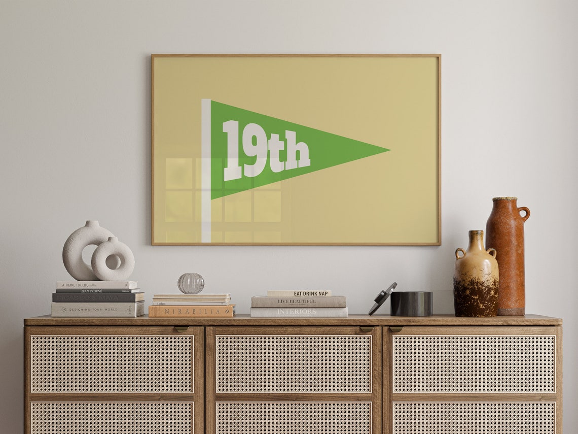 19th Hole Retro Golf Wall Art Boho Minimalist Prints Modern Art Bohominimalistdecor Retro Art File - Image 4